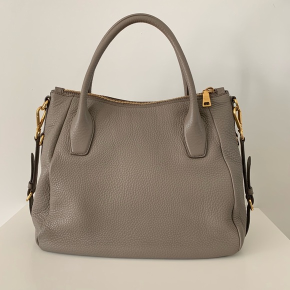 Prada Vitello Daino Sacca 2 Manici Leather Tote - Picture 2 of 8